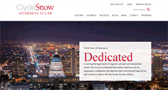 Desktop Screenshot of clydesnow.com