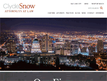 Tablet Screenshot of clydesnow.com